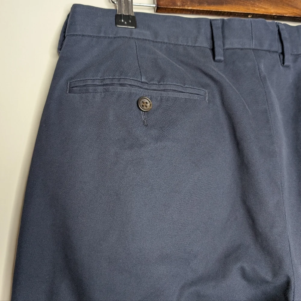 J. Crew Bowery Men's Slim Navy Blue Work Pants Slacks Size Waist 33 Length 30